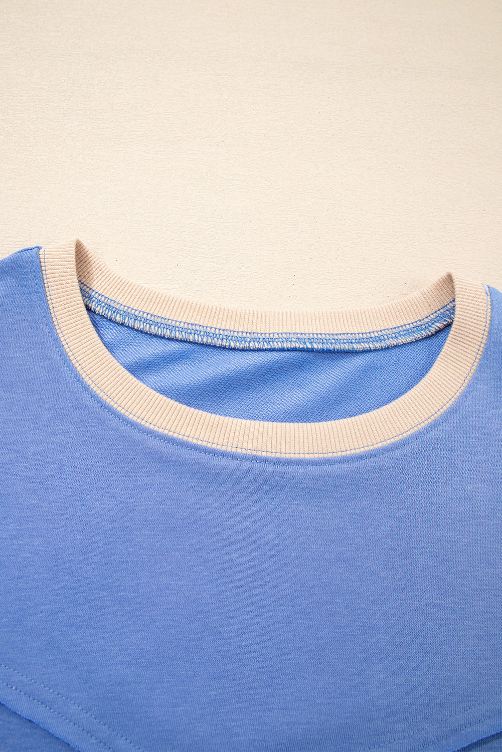 Khaki Exposed Seam Floral Mixed Patchwork Plus Size Top