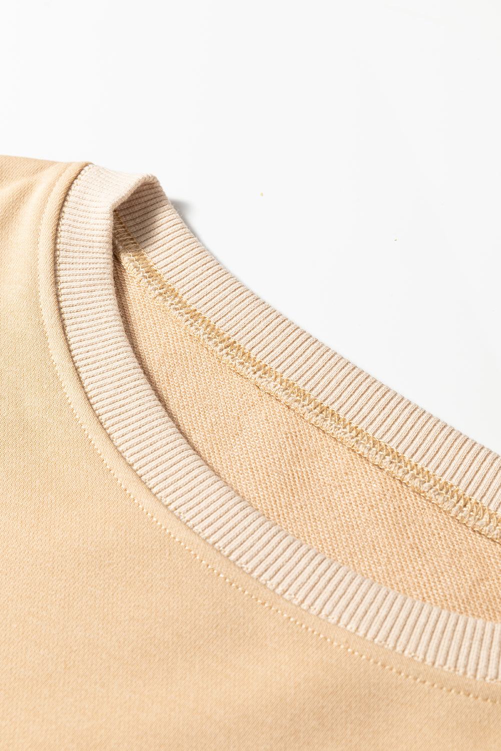 Khaki Exposed Seam Floral Mixed Patchwork Plus Size Top